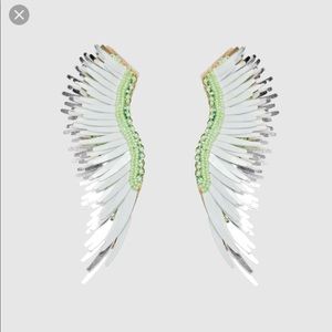Silver/Green Mignonne Gavigan Earrings